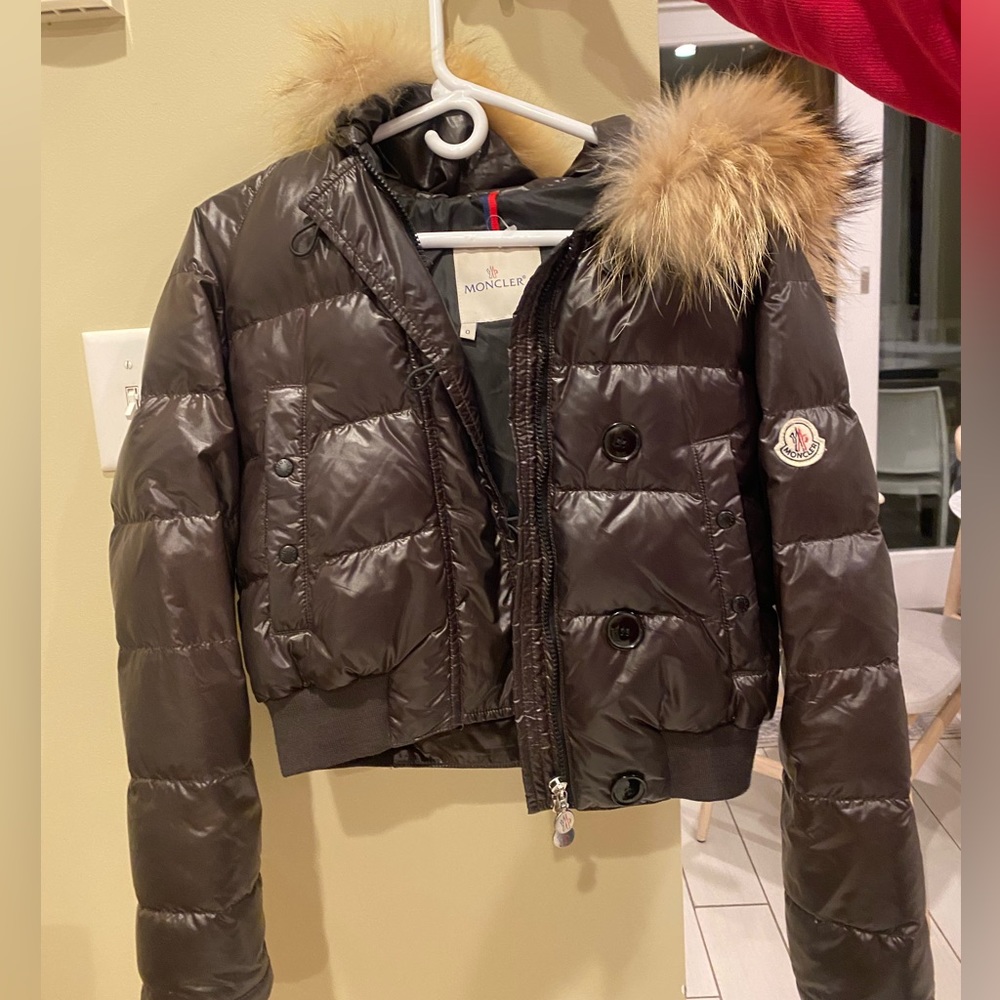 Mocha Brown AUTHENTIC moncler jacket